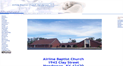 Desktop Screenshot of airlinebaptistchurch.net
